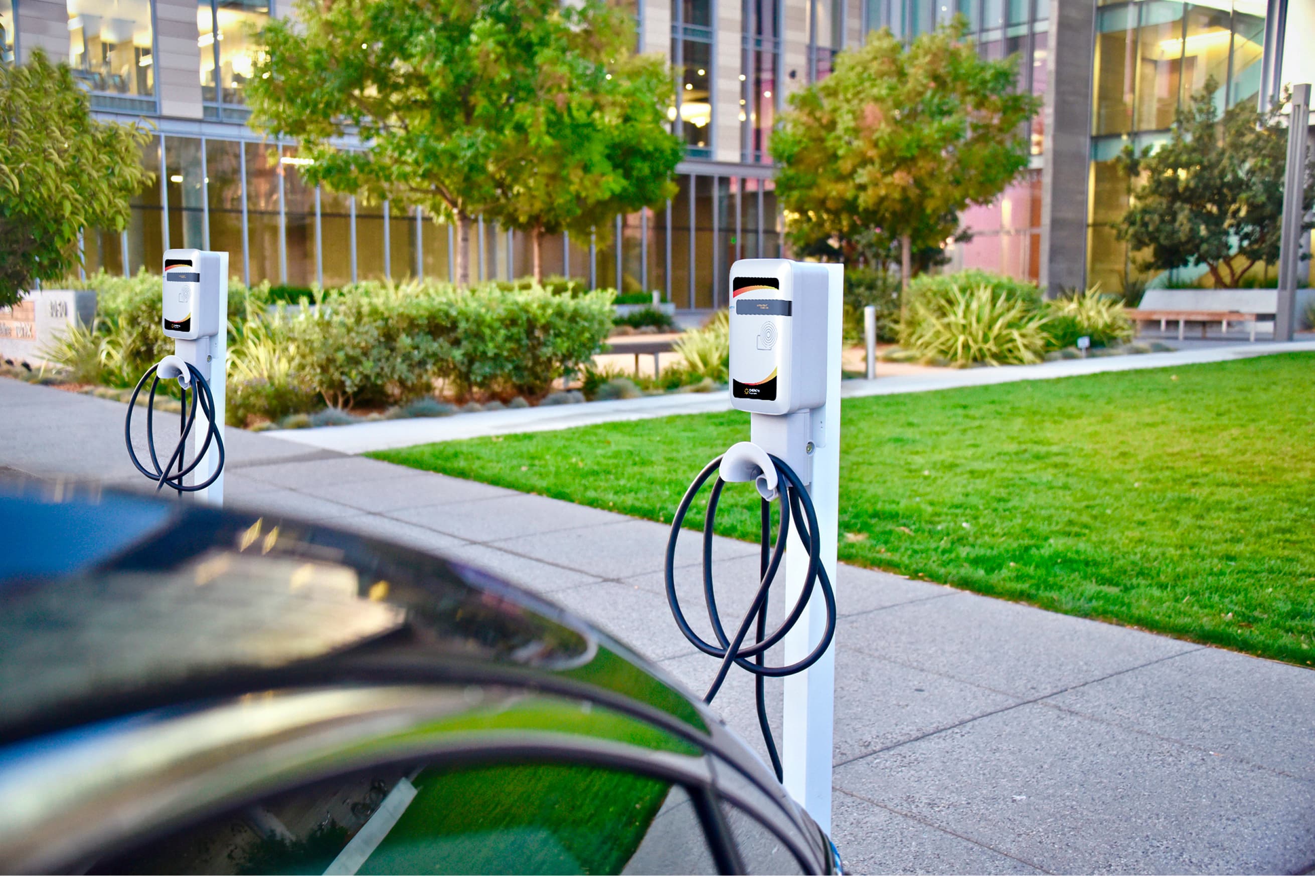 Modern EV Charging Station